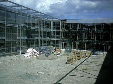 nur vorübergehend ein Lagerplatz für Baumaterial